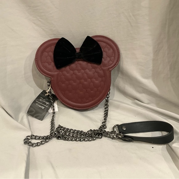 Disney x Loungefly Minnie Quilted Cross Body NWT - Picture 1 of 2